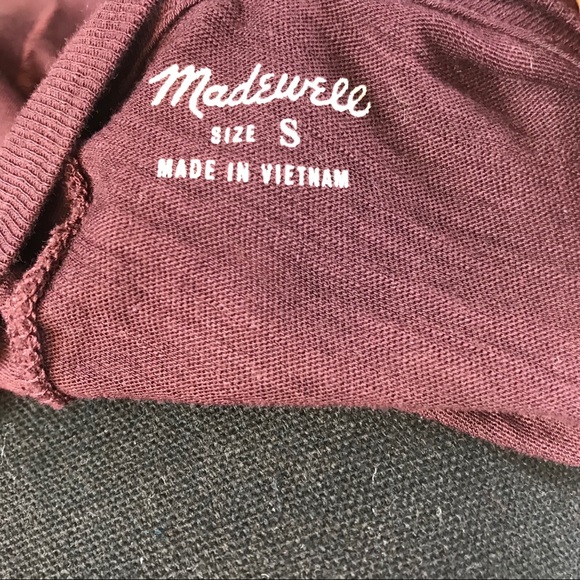 Madewell Whisper Cotton Long Sleeve Small Tee - Picture 5 of 5